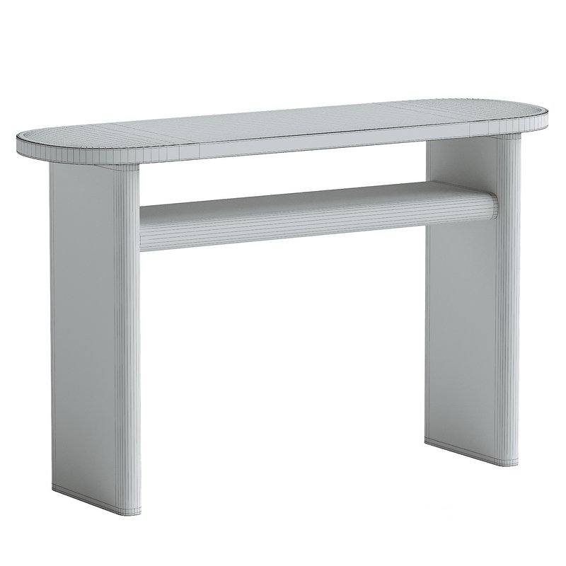 Travertine Marble Console Table Image 3