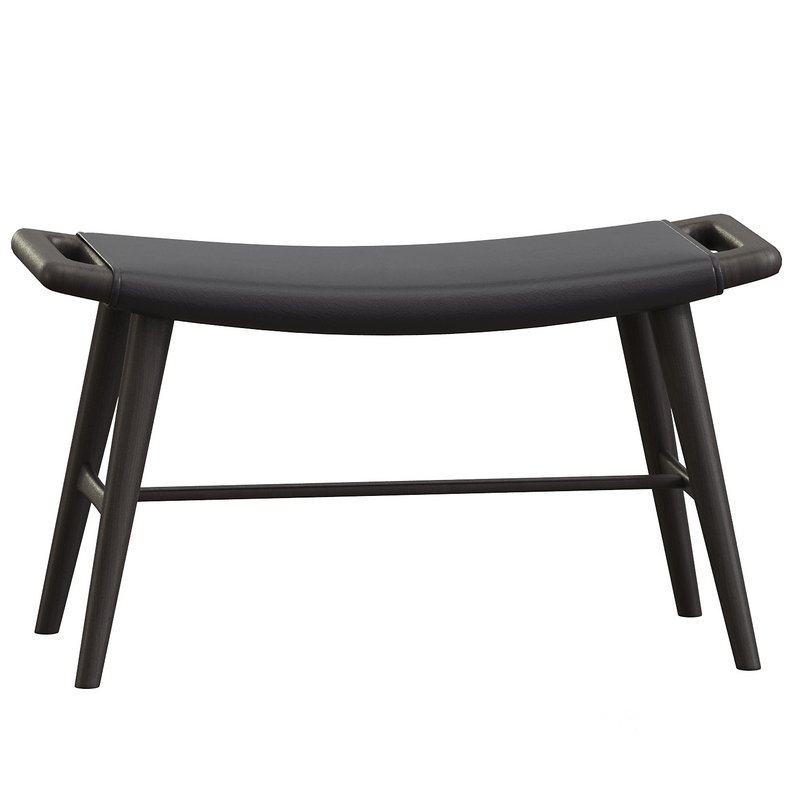 Hans Wegner AP30 Oak leather Piano Stool c1950s Image 3