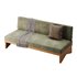 Pierre Leather Armless Loveseat - Thumbnail 7