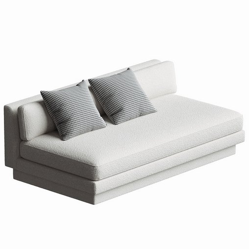 Plinth 80 Armless Sofa
