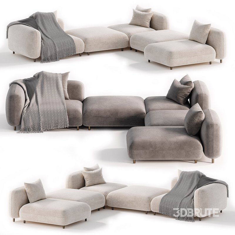 Tokio Modular fabric Sofa 2 Image 4