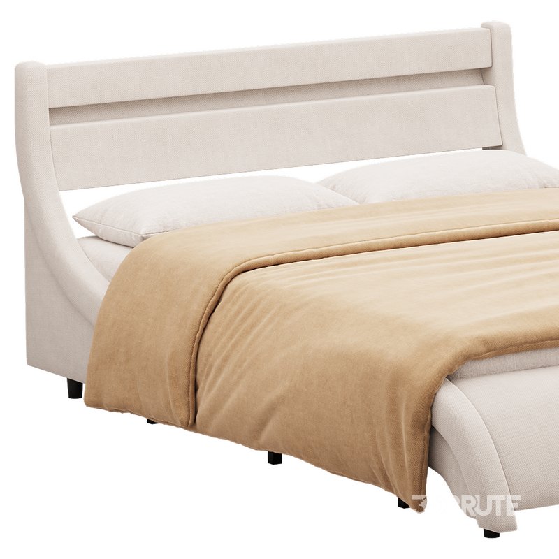 Homfa Full Size Bed Frame Image 12