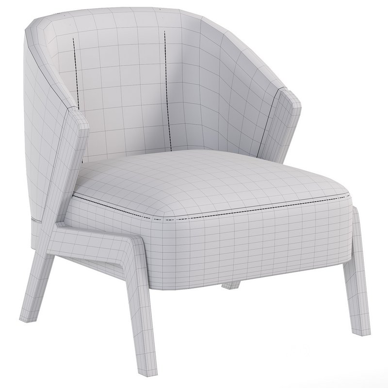 Bronx Frame Fine Chenille Moss Green Turner Wooden Accent Chair Image 6