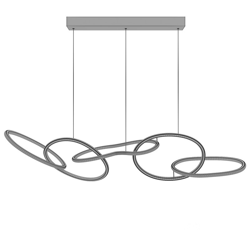 Flow pendant chandelier Garda Decor K2KML15105 Image 5