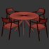 Dinning chair and table223 - Thumbnail 3