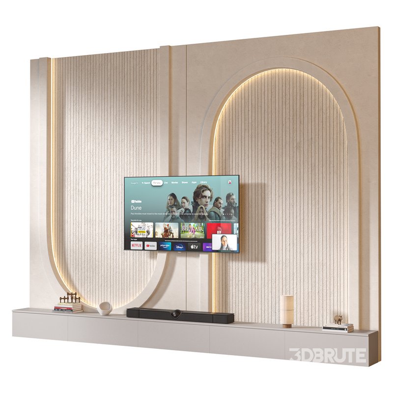 TV wall set 23 Image 3