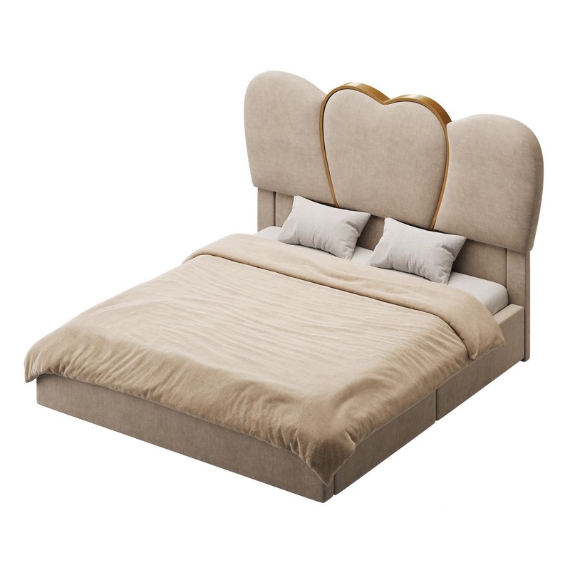 Homfa King Size LED Bed Image 10