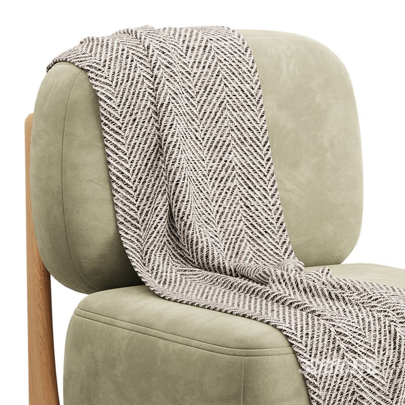 Modern Simple Style Cherry Wood Side Chair Image 13