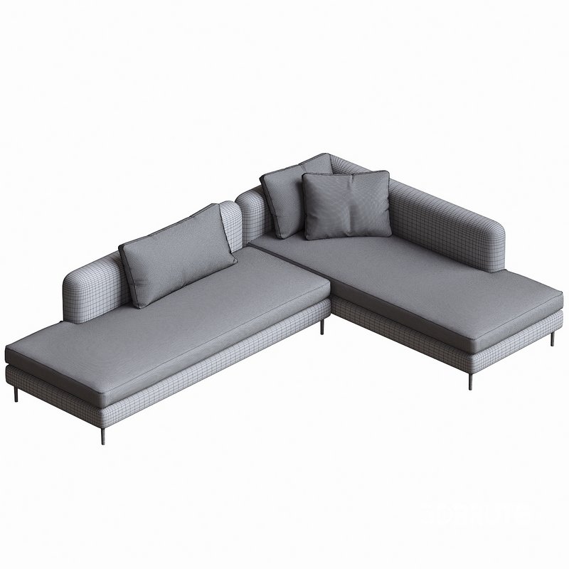 Delta Sectional Sofa Modular Bensen Image 1
