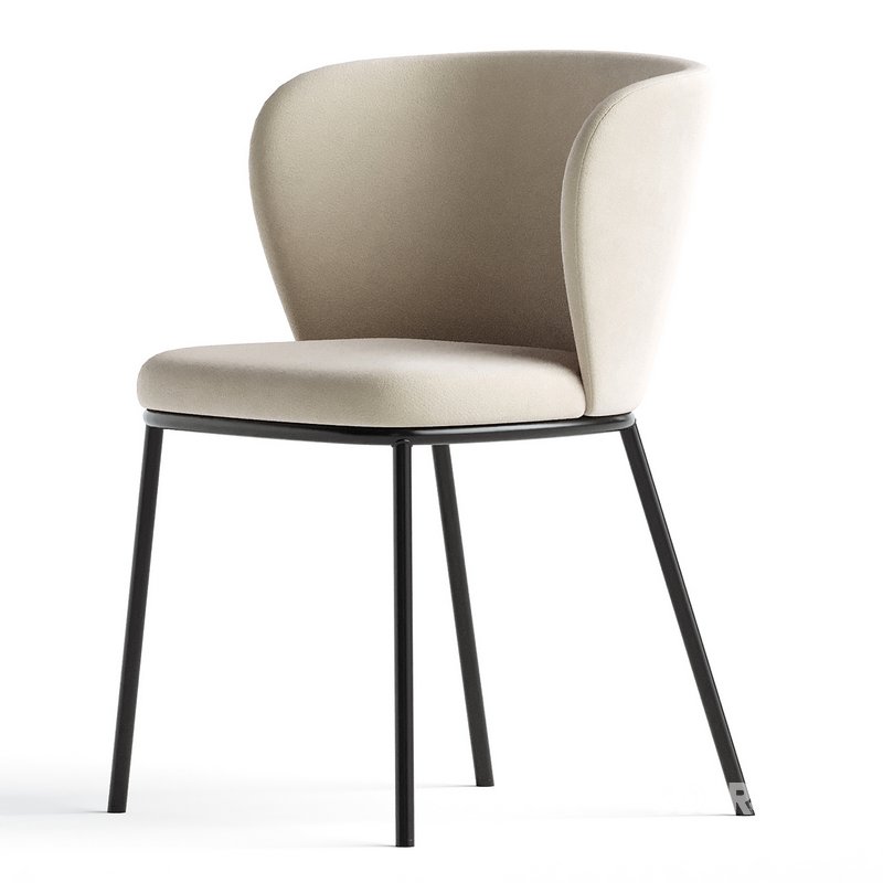 Ciselia Chenille Chair Image 1