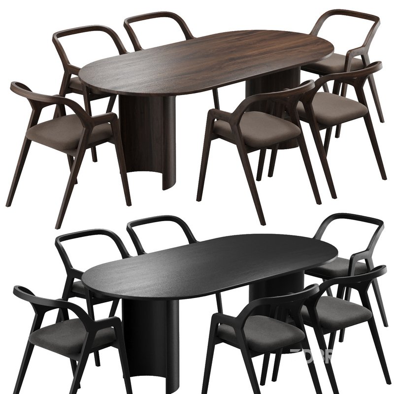 Dinning chair and table221 Image 1