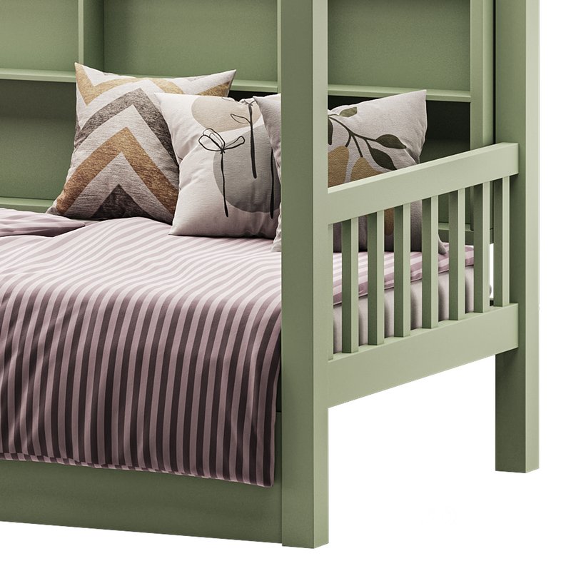 Bed with Trundle roof Image 7