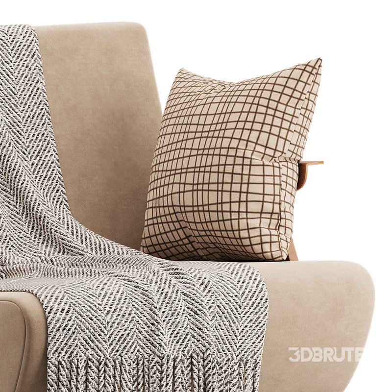 Nordic Ash Wood Arm Chair Image 11