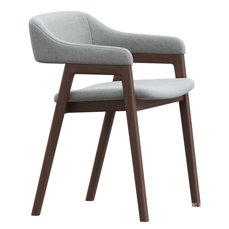 Abilene Upholstered Dining Arm Chair WestElm Image 2