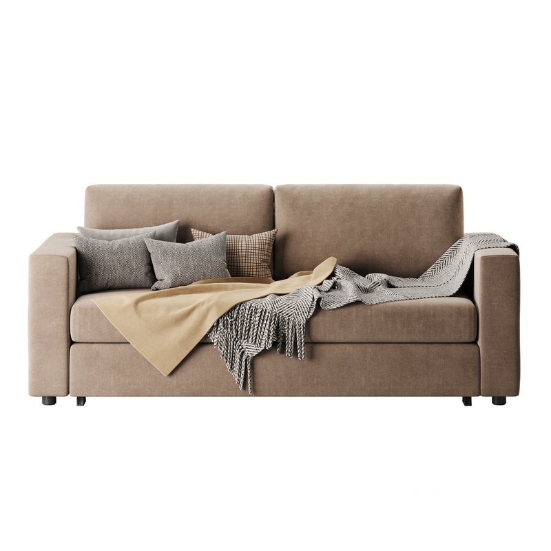 Sleeper sofa Gunnared beige Image 8