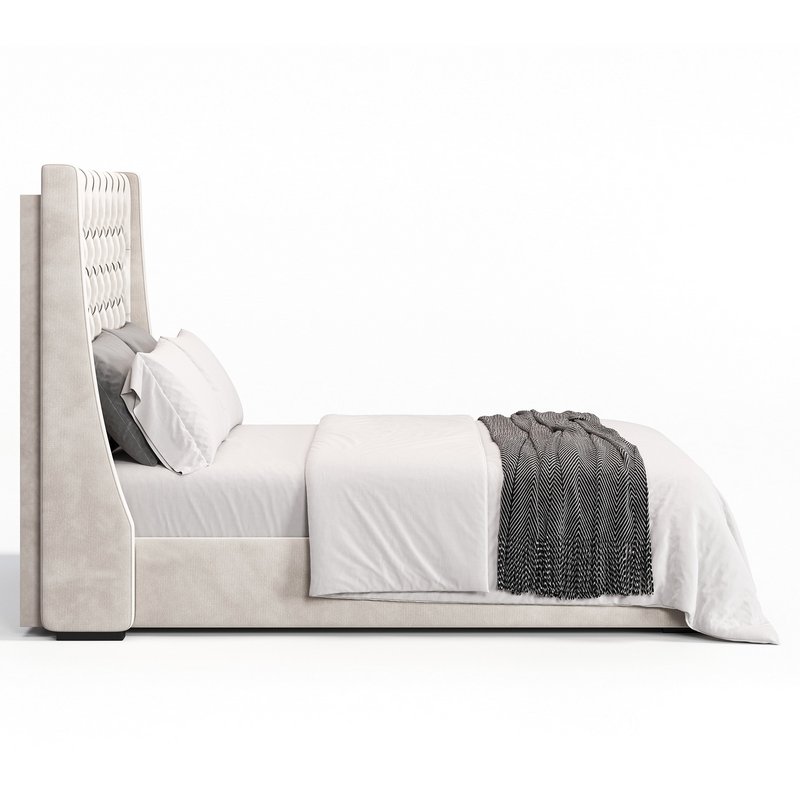 Grand Curved Wingback Bed Frame By Barron Beds Image 11