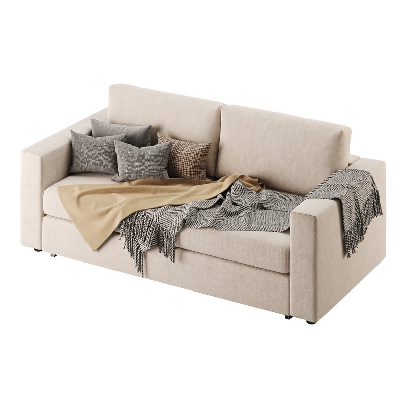 Sleeper sofa Gunnared beige Image 7