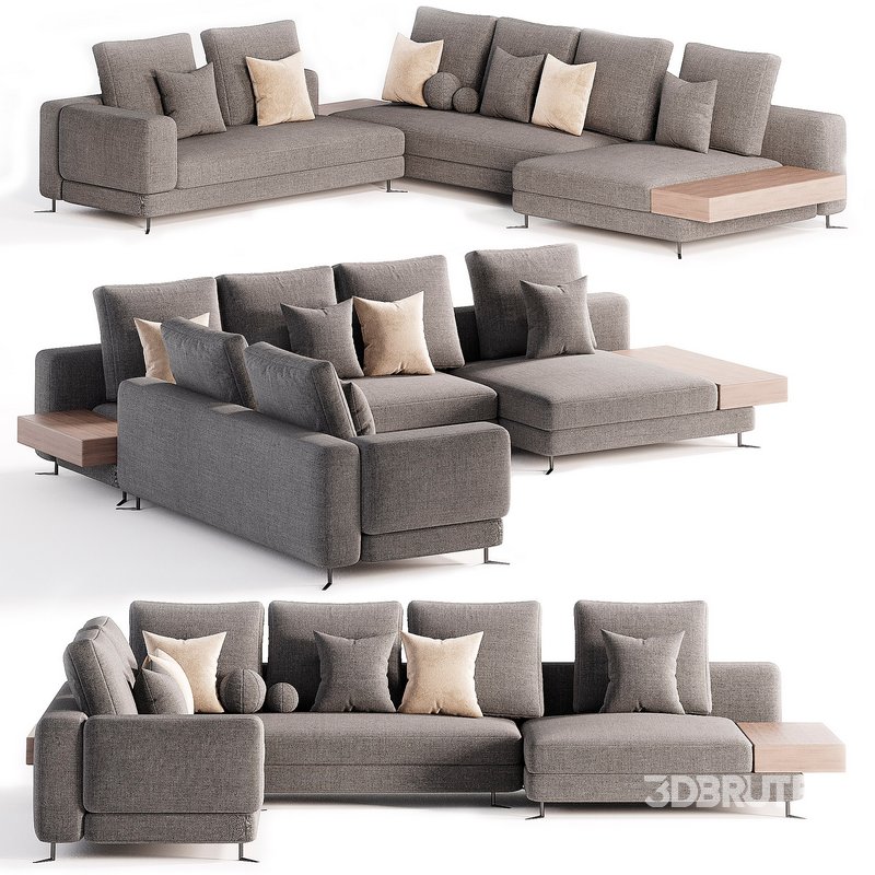 Minotti White Sofa Image 2