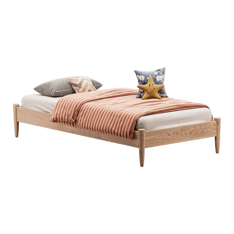 AFI Pasadena 14 Espresso Solid Wood Platform Bed Image 7