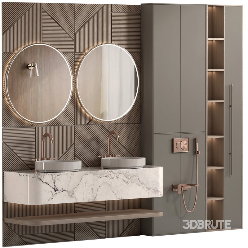 bathroom furniture set 042 Image 3