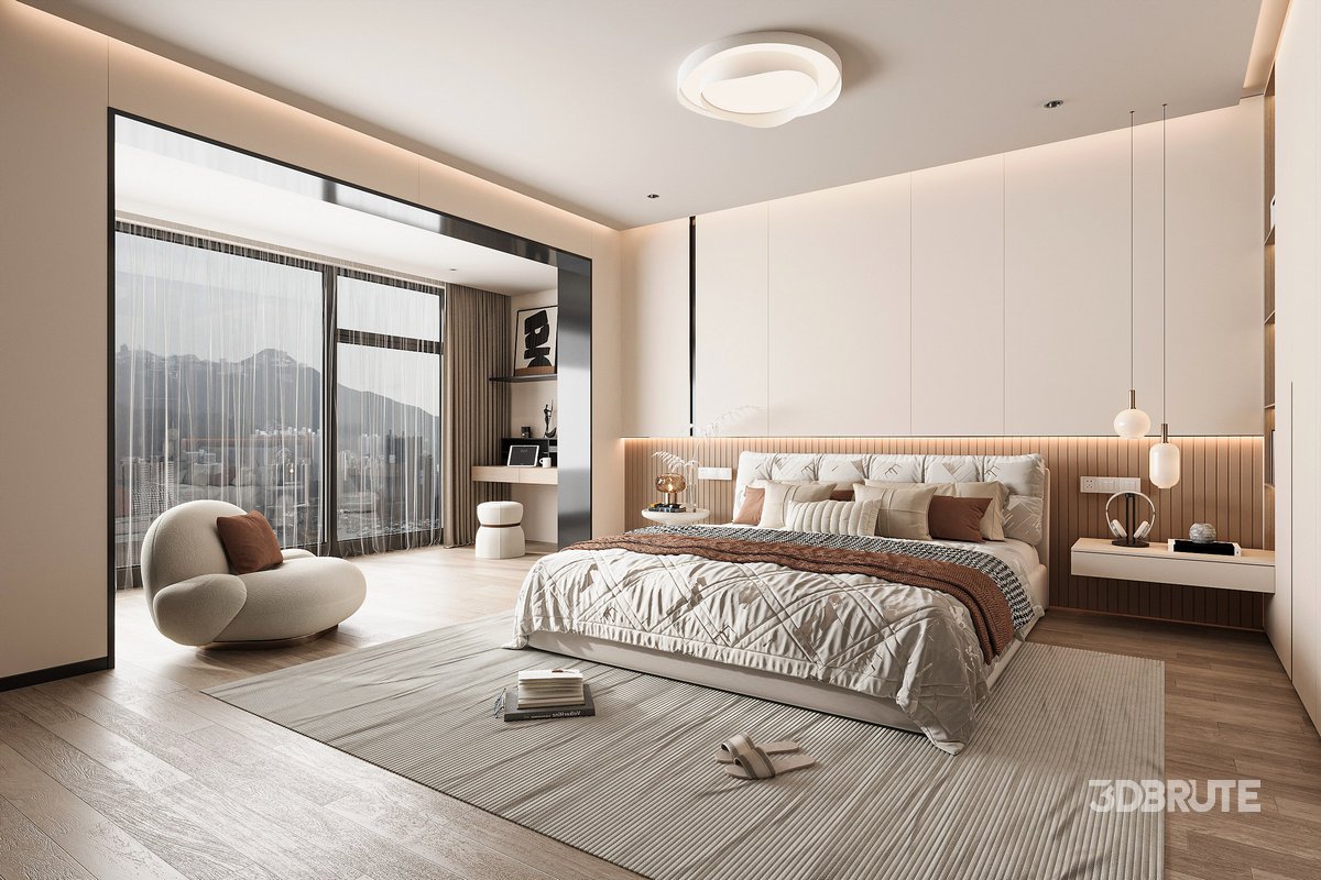 Modern bedroom Image 1