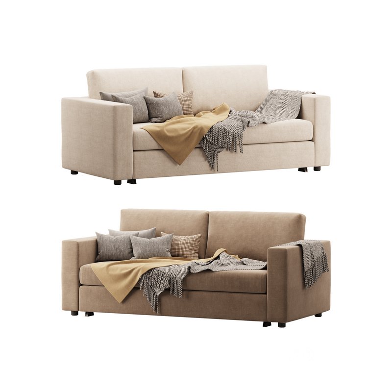 Sleeper sofa Gunnared beige Image 1