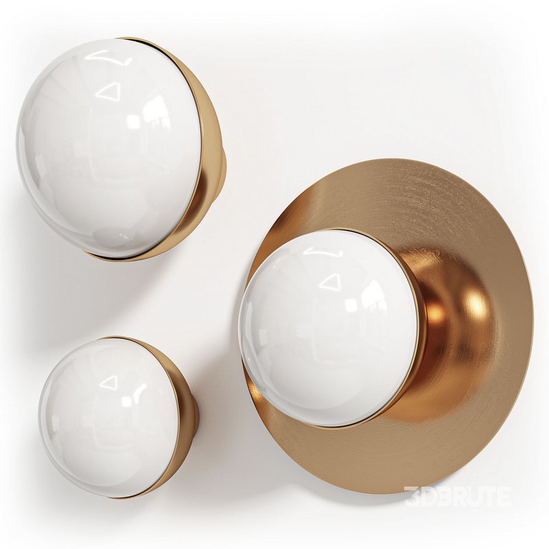 Orb Disc Ruby Watts Lighting Wall Lamp Image 4