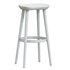 Brutalist Bar Stools in Darkened Wood and Steel Detailing - Thumbnail 4