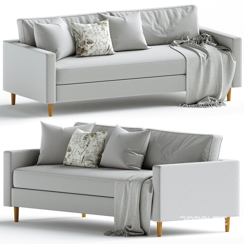 Harris Loft Sofa Wood Legs Image 1