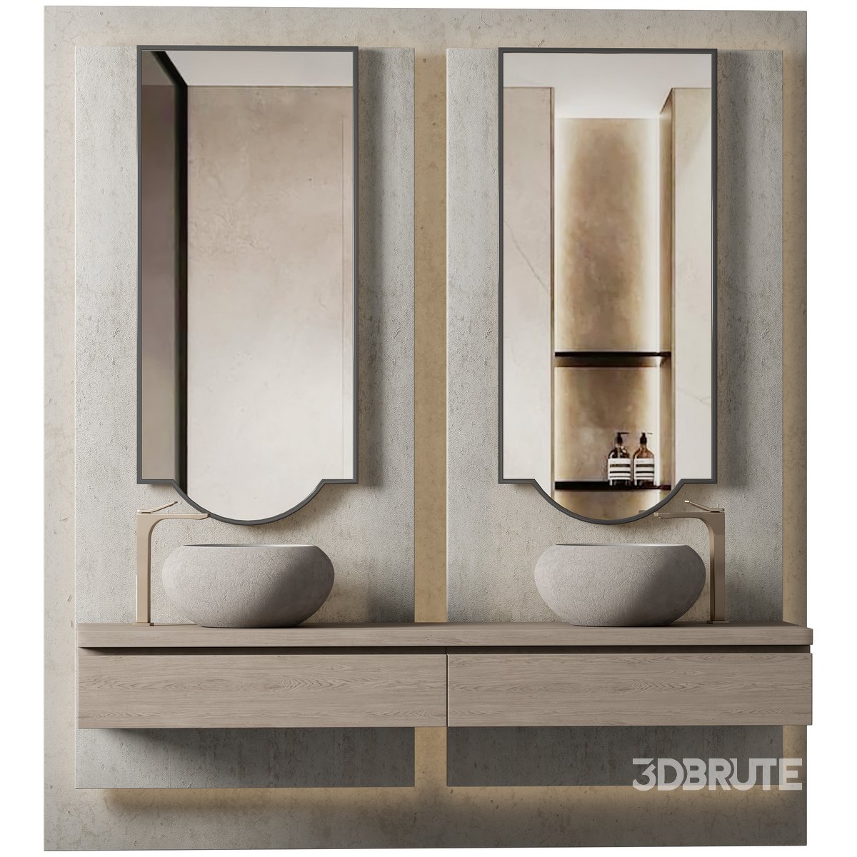 Bathroom Furniture Set R6 Image 1