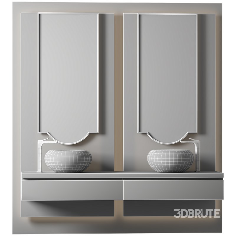 Bathroom Furniture Set R6 Image 2