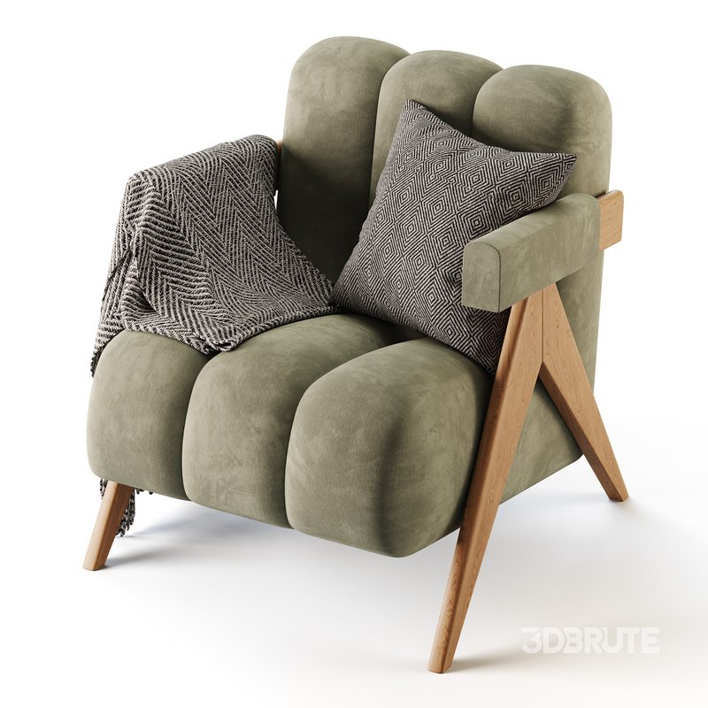 Abstract Arm Chair Image 6