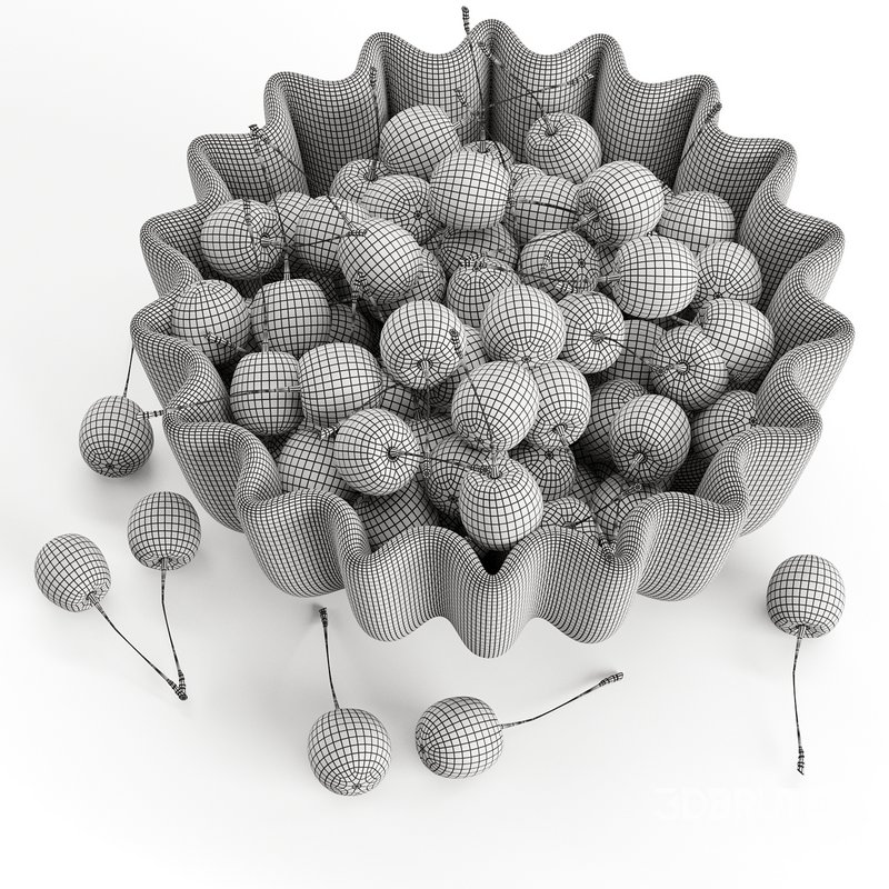 Cherry red bowl Image 3