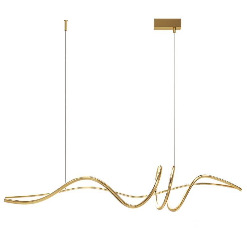 Geometric Pendant LED Lines Image 2