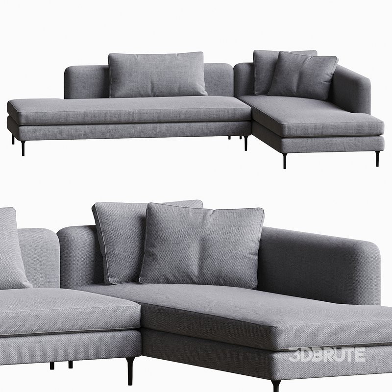 Delta Sectional Sofa Modular Bensen Image 2