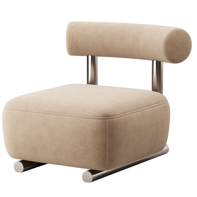 Modish Solid Color Foam Side Chair Image 8