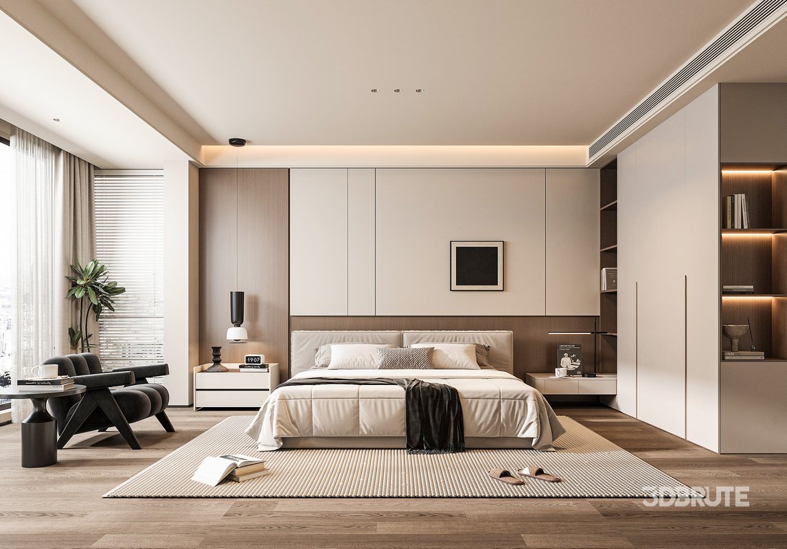 Modern bedroom Image 1