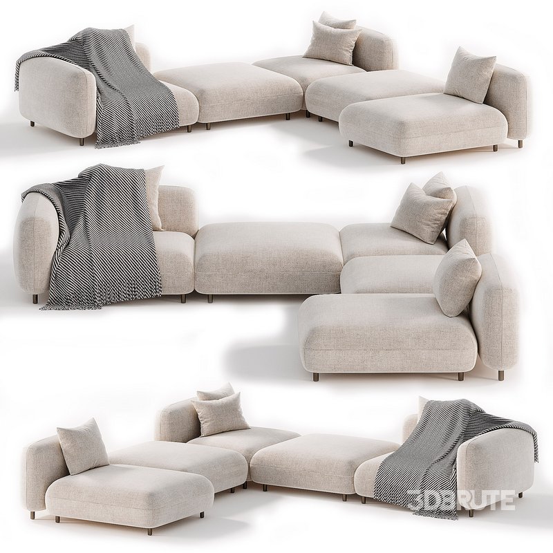 Tokio Modular fabric Sofa 2 Image 3