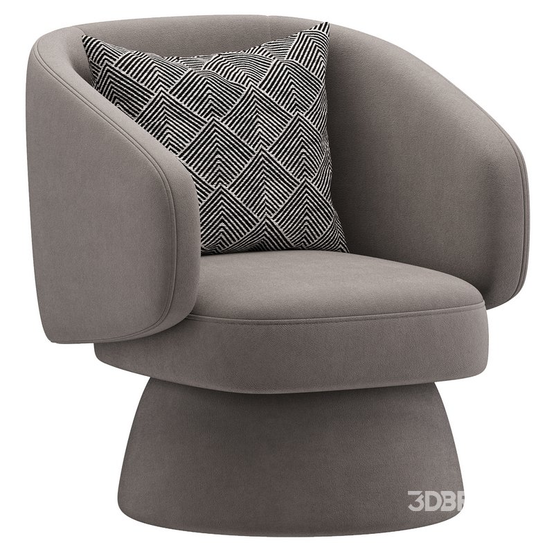 Air Swivel Armchair Image 2