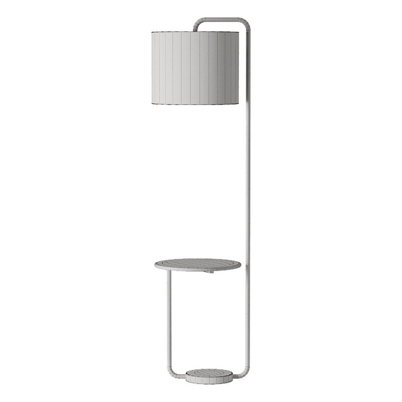 Industrial Shelf Floor Lamp Image 3