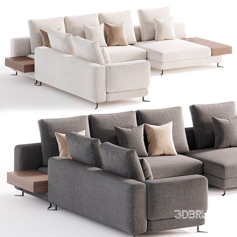 Minotti White Sofa Image 4