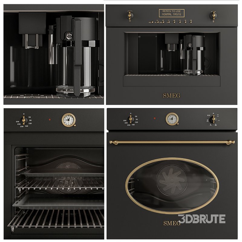 Kitchen smeg black Image 5