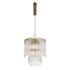 Rectangular pendant chandelier made of ribbed glass 164FA-33125 Garda Decor - Thumbnail 2