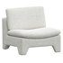 Retro lounge fauteuil boucle cream - Thumbnail 1