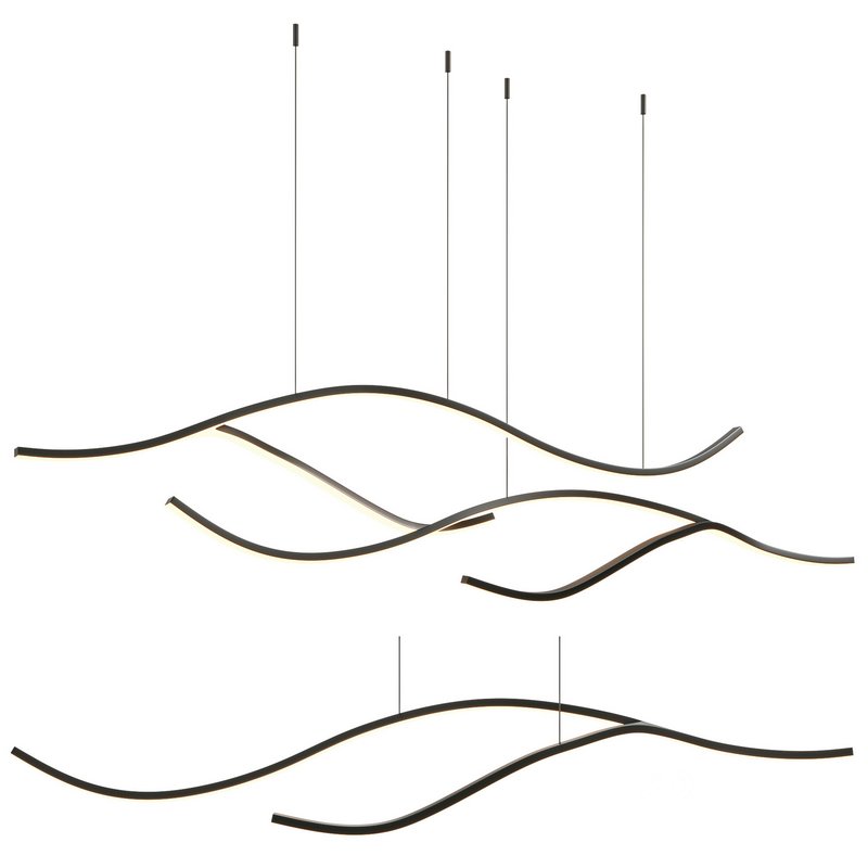 Louise Modern Wave Pendant Light Image 4