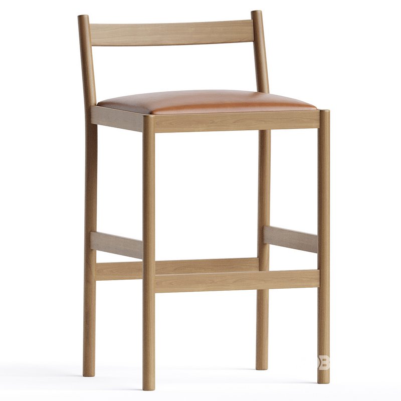 Carob Bar Stool Image 1