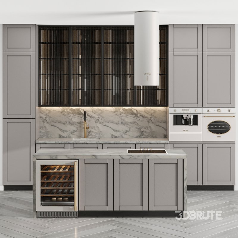 Kitchen smeg gray Image 1