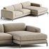 Benedict 2Piece Sectional Corner Sofa - Thumbnail 1
