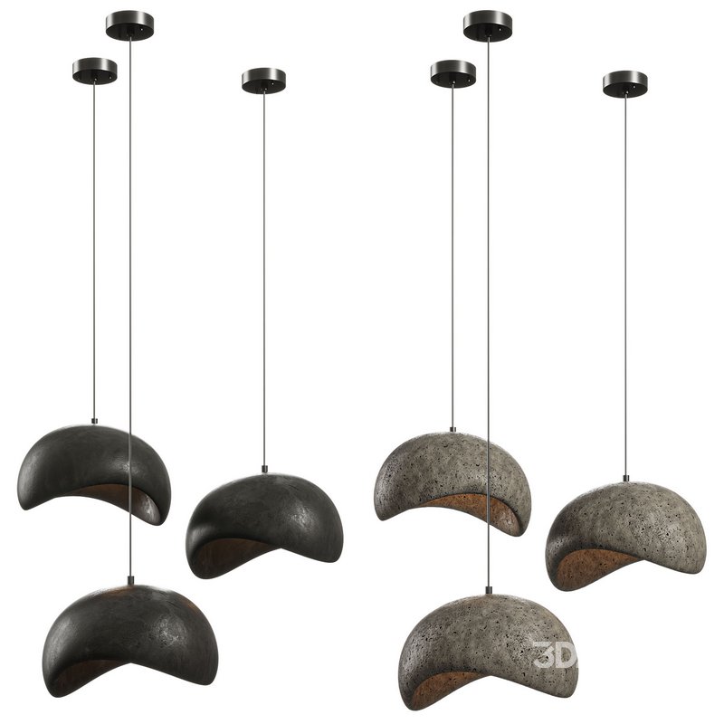 Handmade Oval Resin Chandelier Lamp Image 6