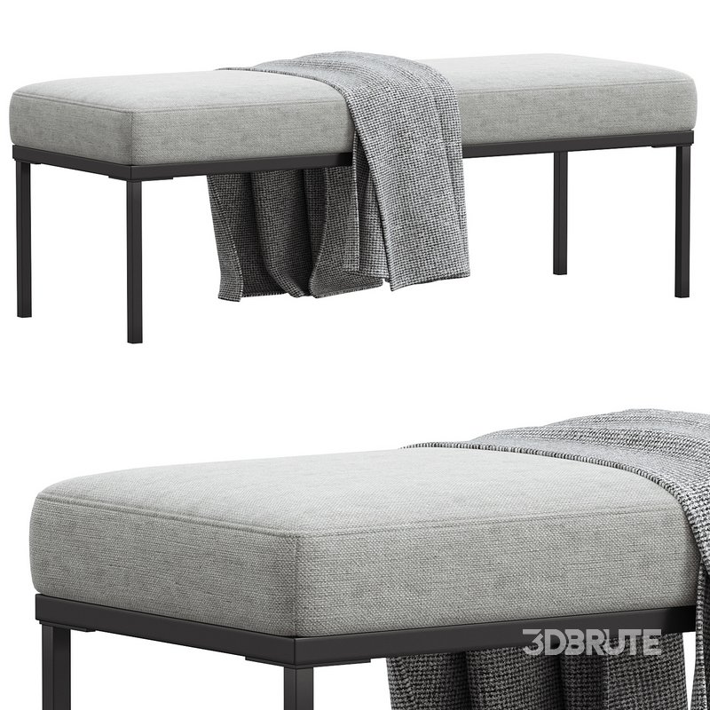 Salem Bench Alaska Grey Image 2